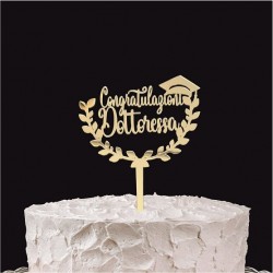 CAKE TOPPER CONGRETULAZIONI...